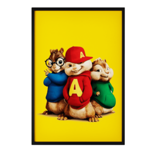 Alvin and the Chipmunks Iconic Trio Framed Art Print