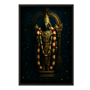 Divine Blessings: Lord Venkateswara Swamy Framed Art