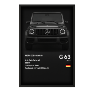 Mercedes-AMG G 63 Performance Specs Framed Art