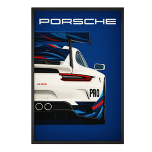Porsche 911 RSR PRO Race Car Art Print