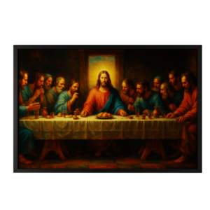 The Last Supper Panoramic Framed Art