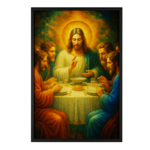 The Last Supper Framed Canvas Print