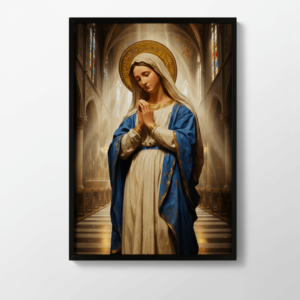Mary in Prayer Framed Wall Art
