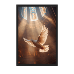 Divine Light Dove Wall Art