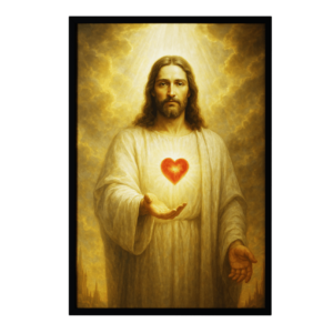 Sacred Heart of Jesus Radiant Light Framed Art